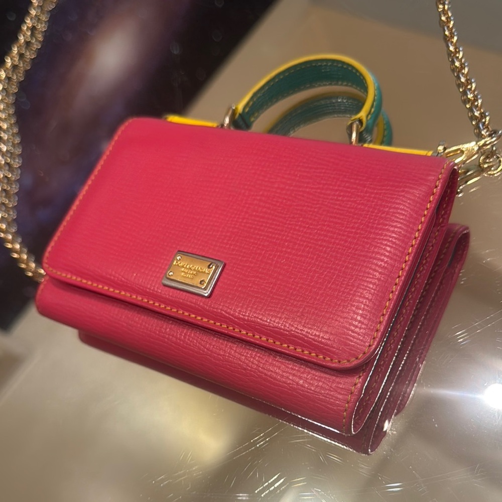 Dolce & Gabbana Sicily Crossbody Wallet Bag